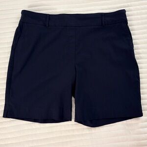 Hilary Radley Women's Navy Stretch Shorts Size XXL